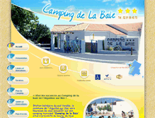 Tablet Screenshot of camping-municipal-vendee.com